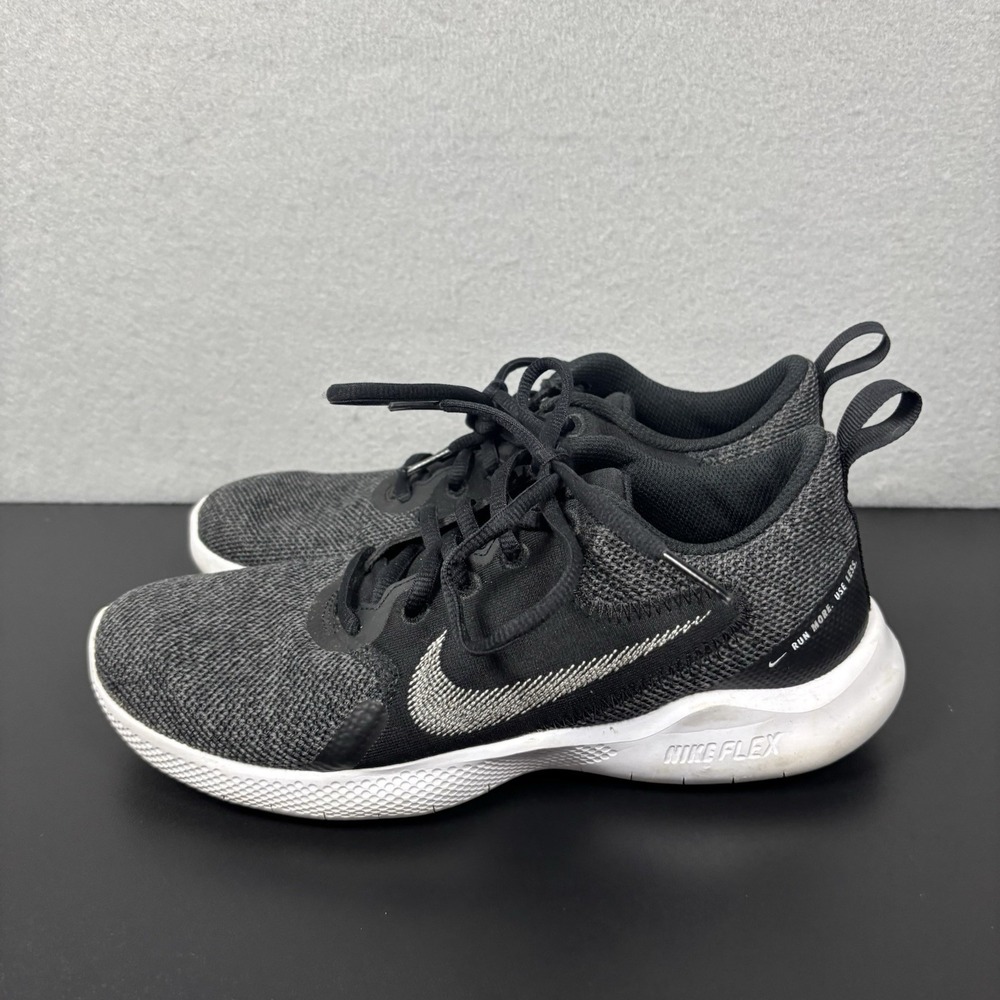 Nike Flex Experience Run 10 Shoes Women's 7 Black Grey Athletic Running Sneakers